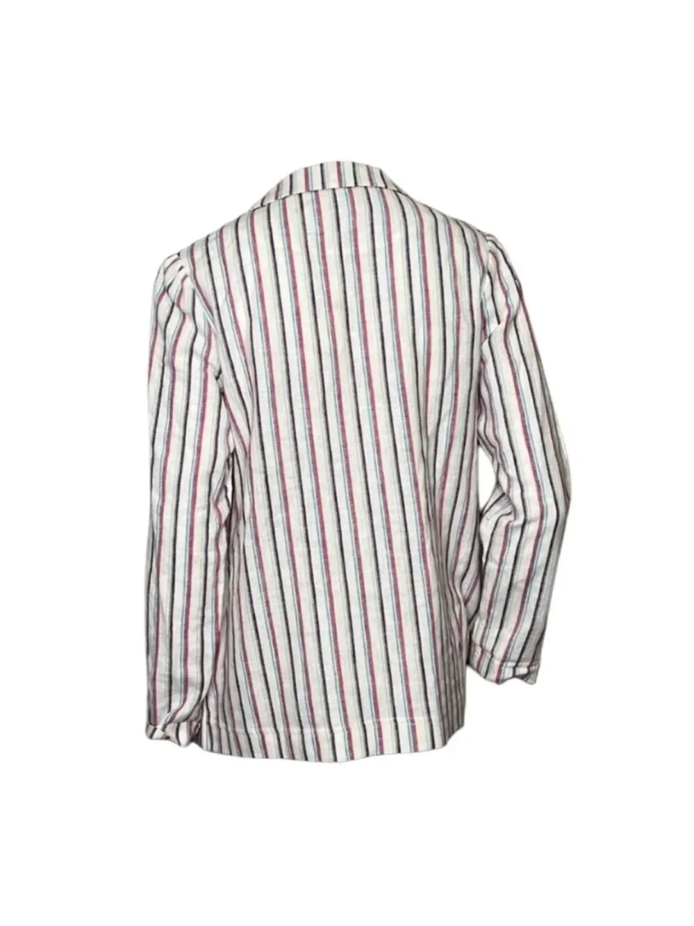 Dolan Left Coast Collection Antropologie Blazer Striped Linen Double-breasted XL